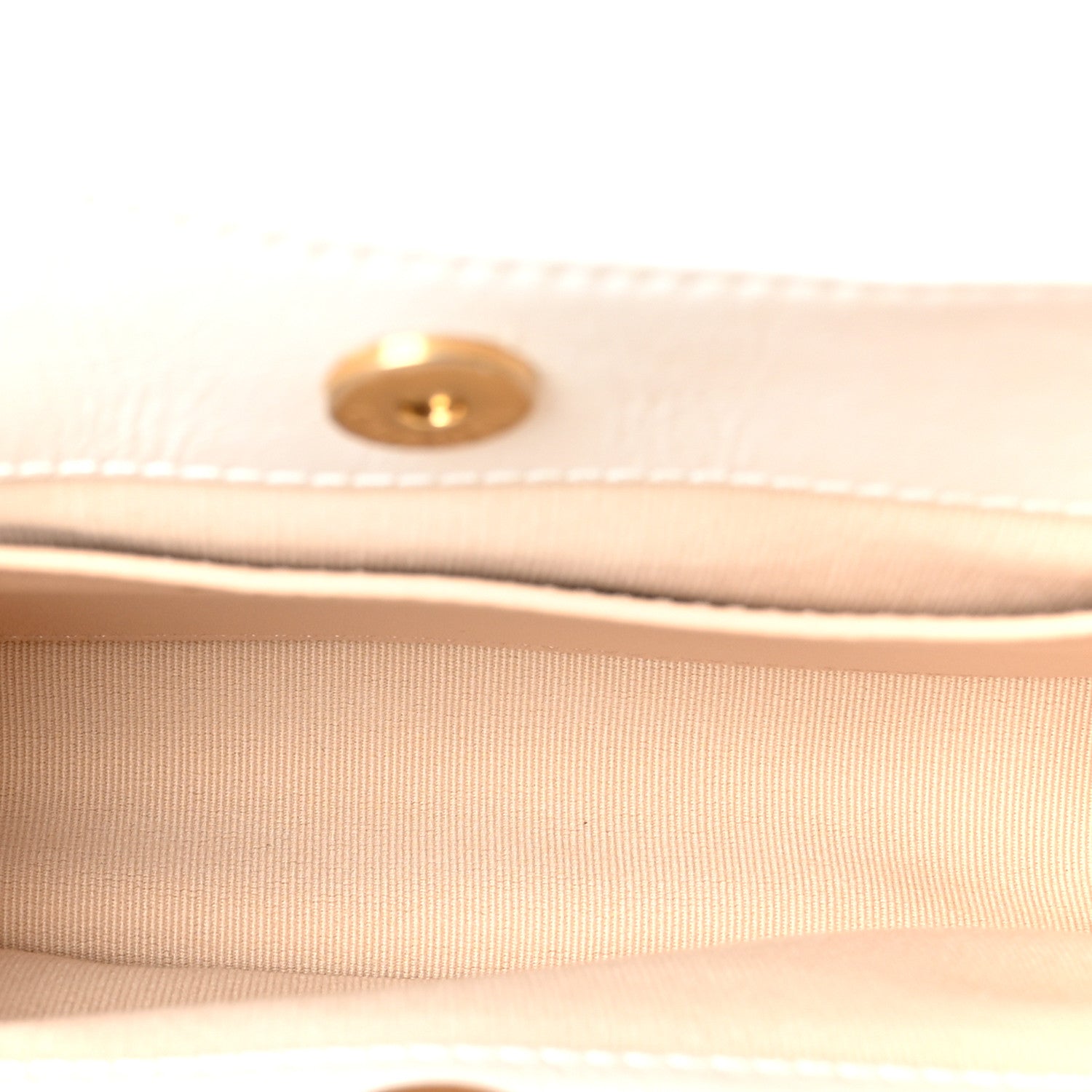Chanel Shiny Crumpled Calfskin Quilted Small Wavy CC Hobo White 5 of 10
