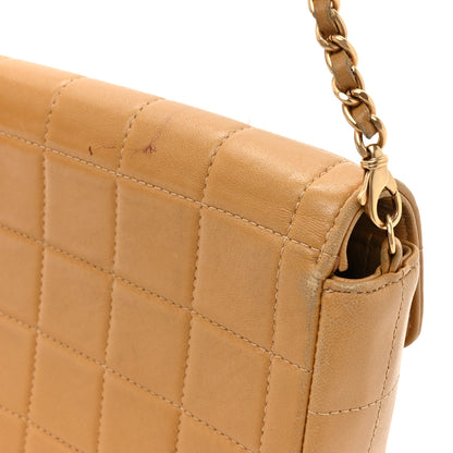 Chanel Lambskin East West Chocolate Bar Flap Beige 16 of 18