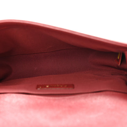 Chanel Caviar Chevron Quilted Medium Boy Flap Red 5 of 13