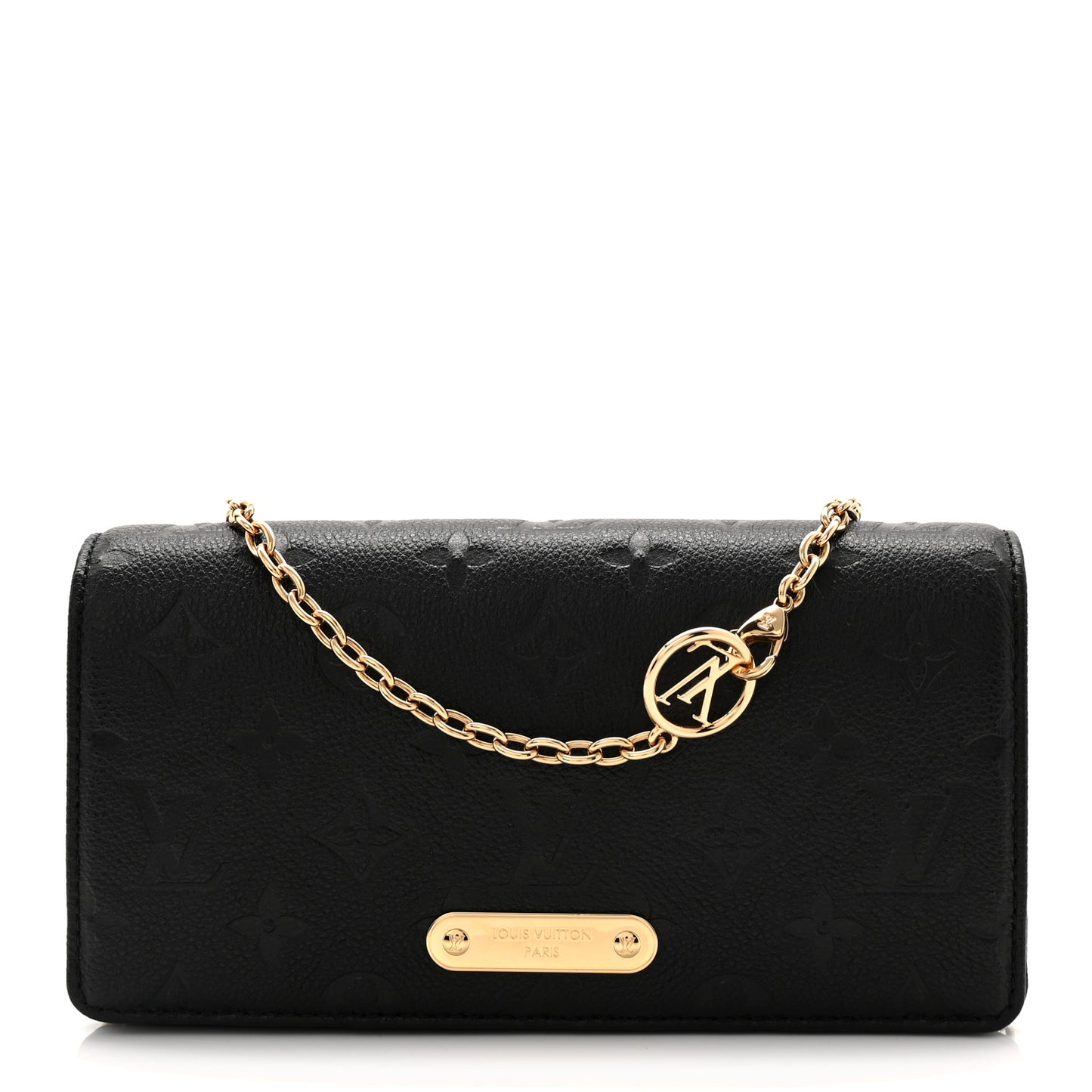 Empreinte Monogram Lily Wallet On Chain Black