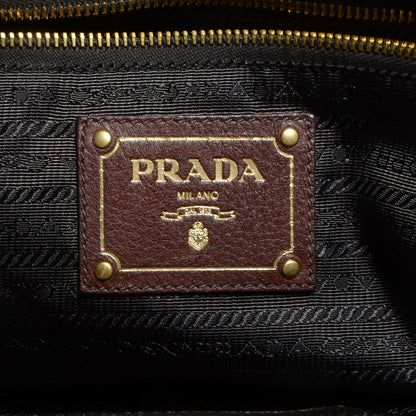 Prada Calf Hair Leopard Print Bauletto 6 of 10