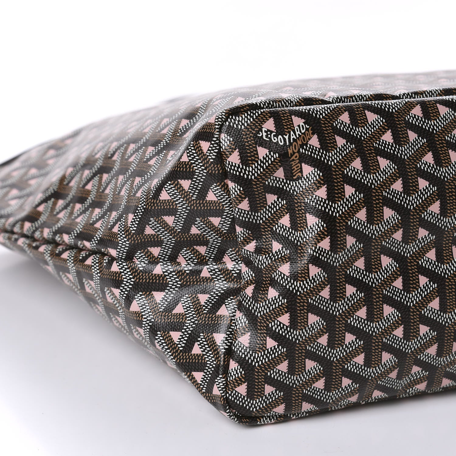 Goyard Goyardine Saint Louis Claire Voie PM Black Pink 6 of 9
