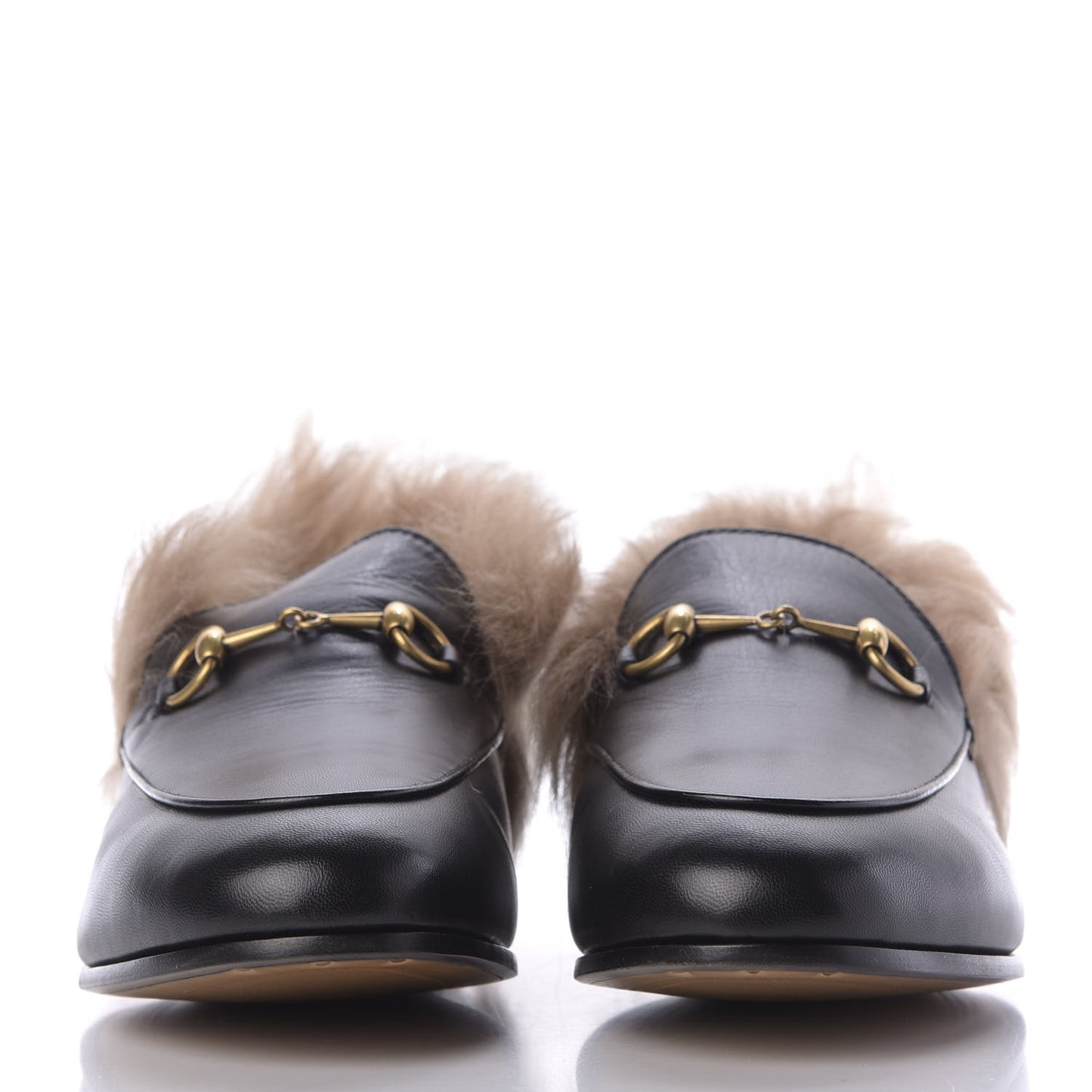 Malaga Kid Fur Womens Jordaan Loafers 39 Black Natural