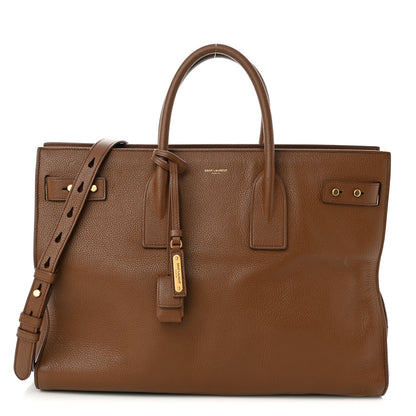Saint Laurent Calfskin Large Sac De Jour Carryall Toasted Brown 1 of 11