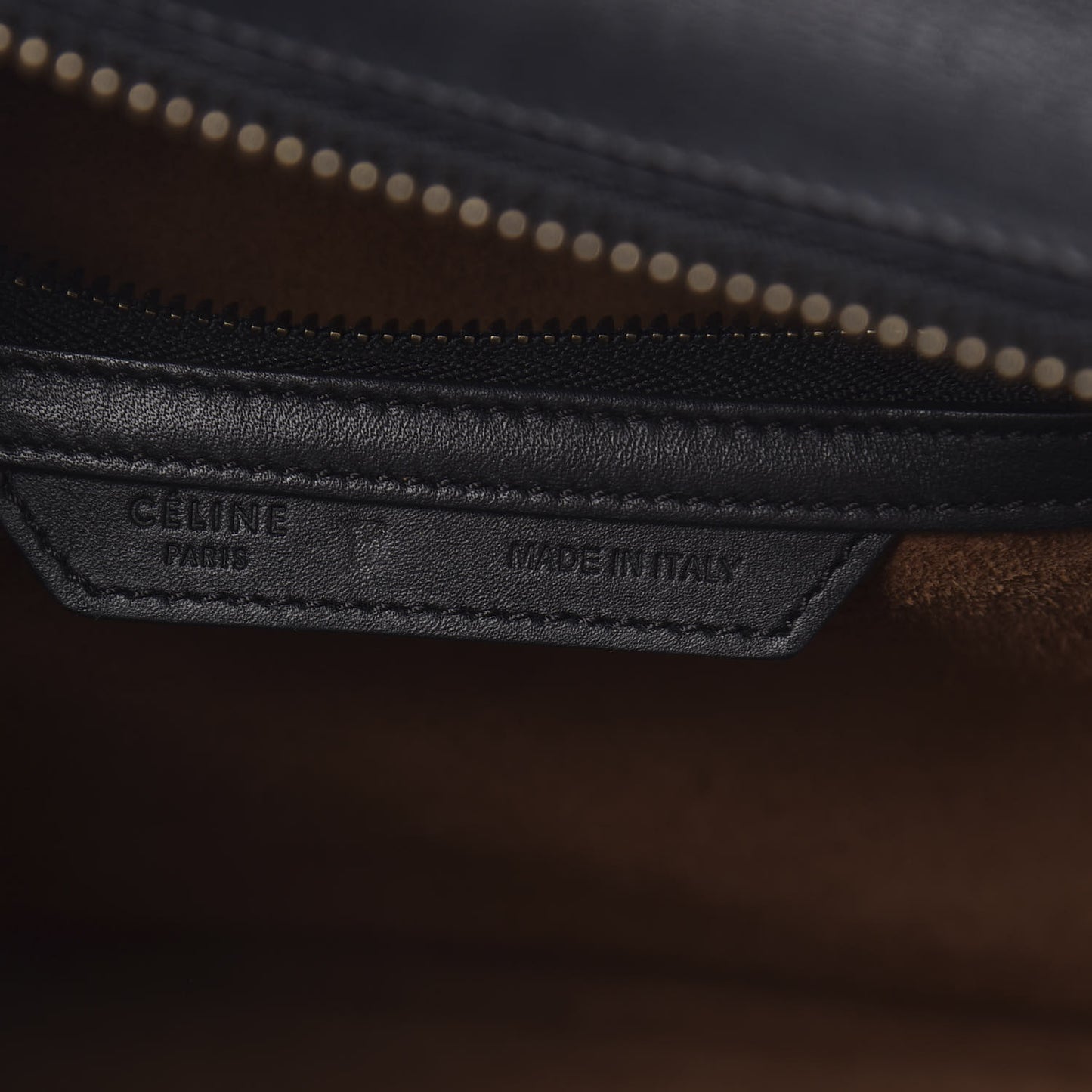 Drummed Calfskin Micro Tri-Color Luggage Indigo