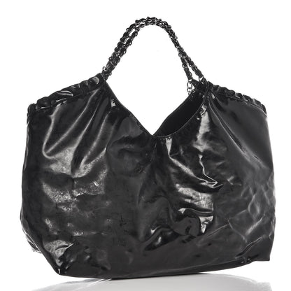 Chanel Vinyl XL Coco Cabas Black 3 of 8