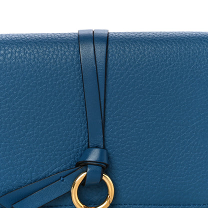 Chloe Calfskin Alphabet Compact Wallet Smoky Blue 7 of 11