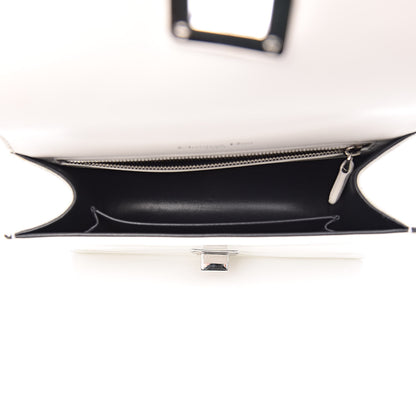 Christian Dior Patent Micro-Cannage Small Diorama Flap Bag White 5 of 13