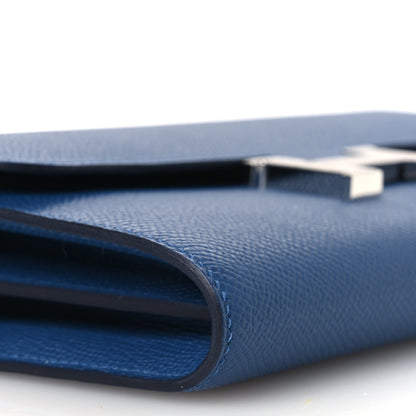 Hermes Epsom Constance Long To Go Wallet Bleu Tie 16 of 23