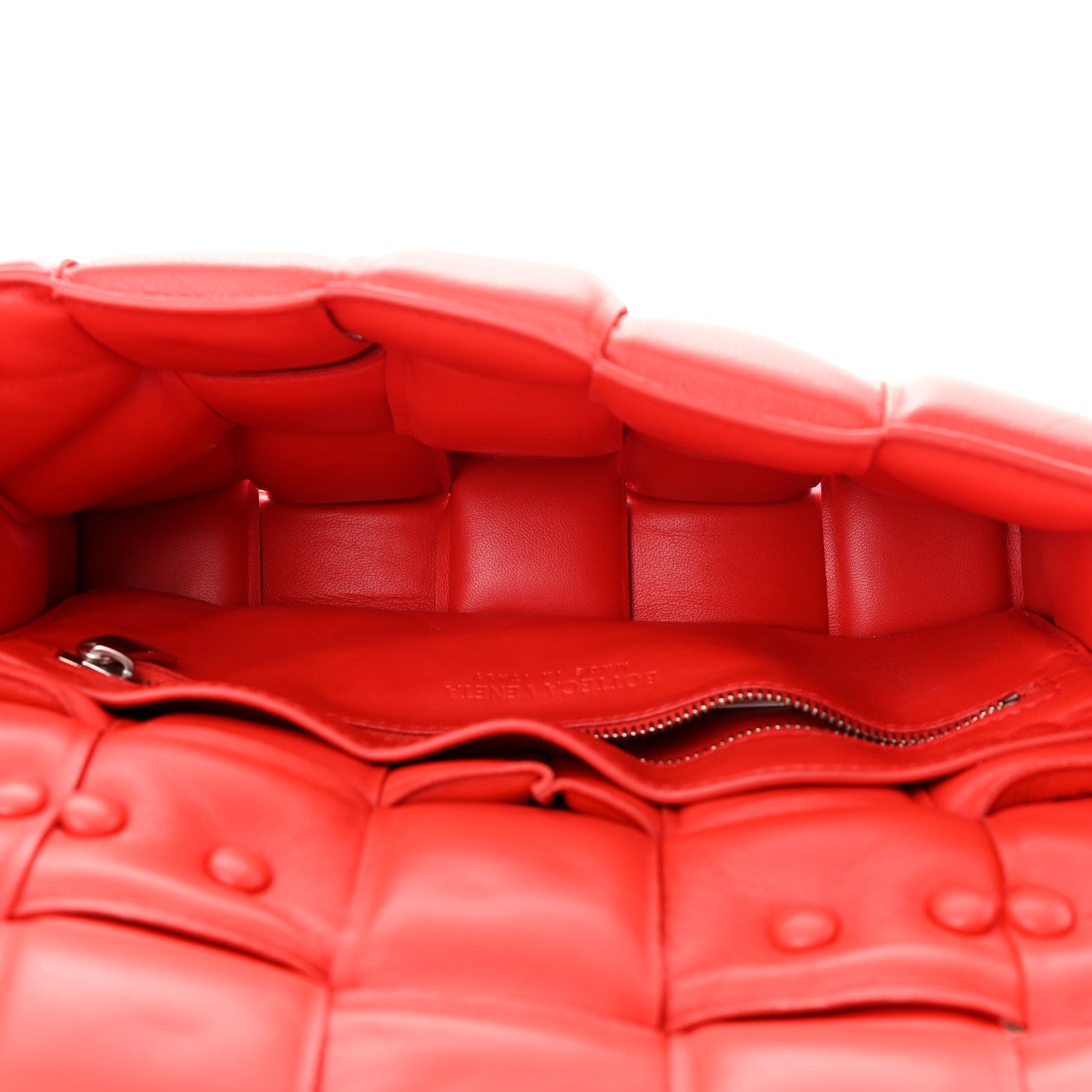 Bottega Veneta Lambskin Maxi Intreccio Padded Chain Cassette Crossbody Bag Nail Polish 5 of 17