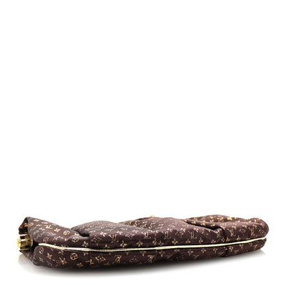 Louis Vuitton Satin Monogram Aumoniere Clutch Brown 4 of 9