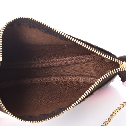 Louis Vuitton Monogram 2016 Christmas Animation Mini Pochette Accessories Rose Ballerine 5 of 8