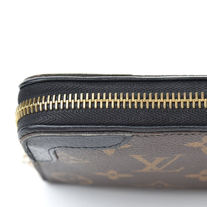 Louis Vuitton Monogram Zippy Retiro Wallet Black 15 of 16