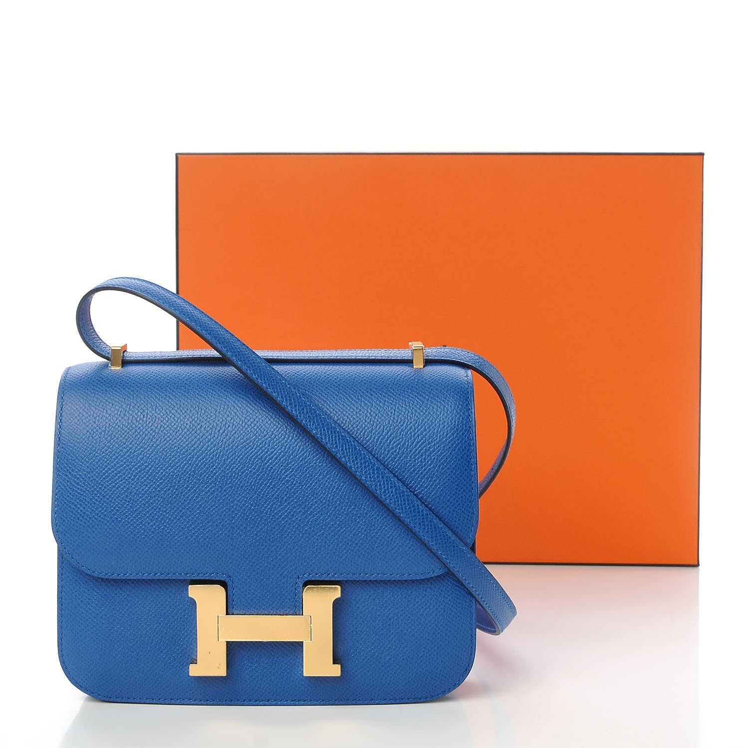 Hermes Epsom Constance 18 Bleu Zellige 19 of 19