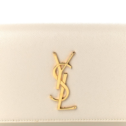 Saint Laurent Grain De Poudre Monogram Kate Belt Bag Crema Soft 6 of 8