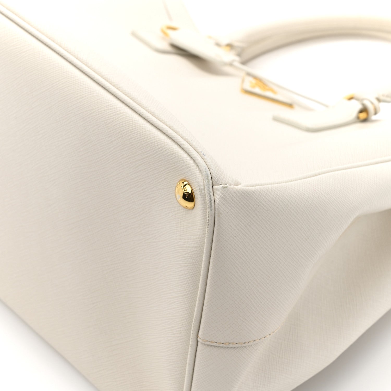 Prada Saffiano Lux Large Galleria Double Zip Tote Talco 8 of 14