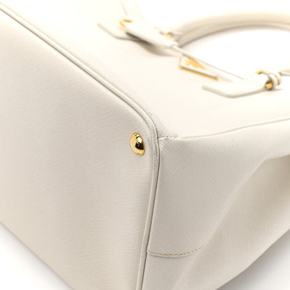 Prada Saffiano Lux Large Galleria Double Zip Tote Talco 8 of 14