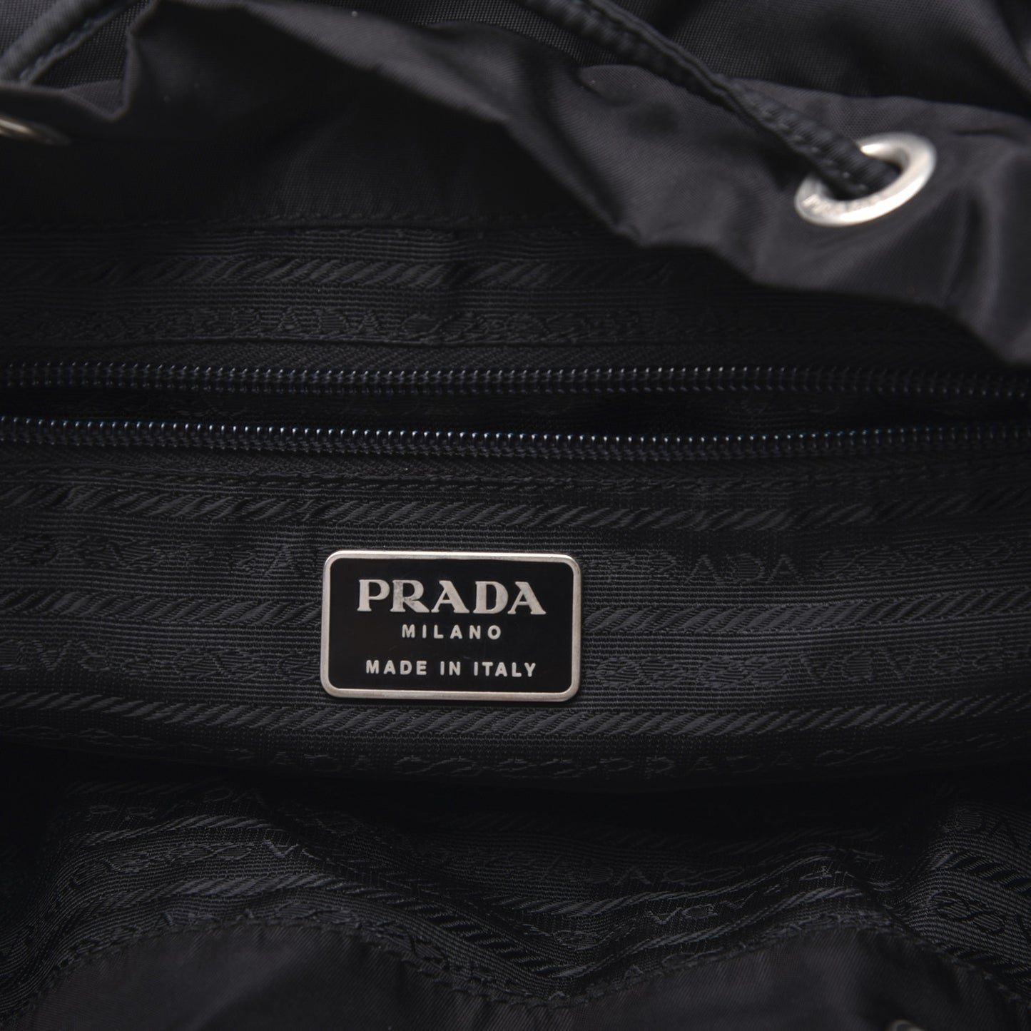 Nylon Vela Small Backpack Black