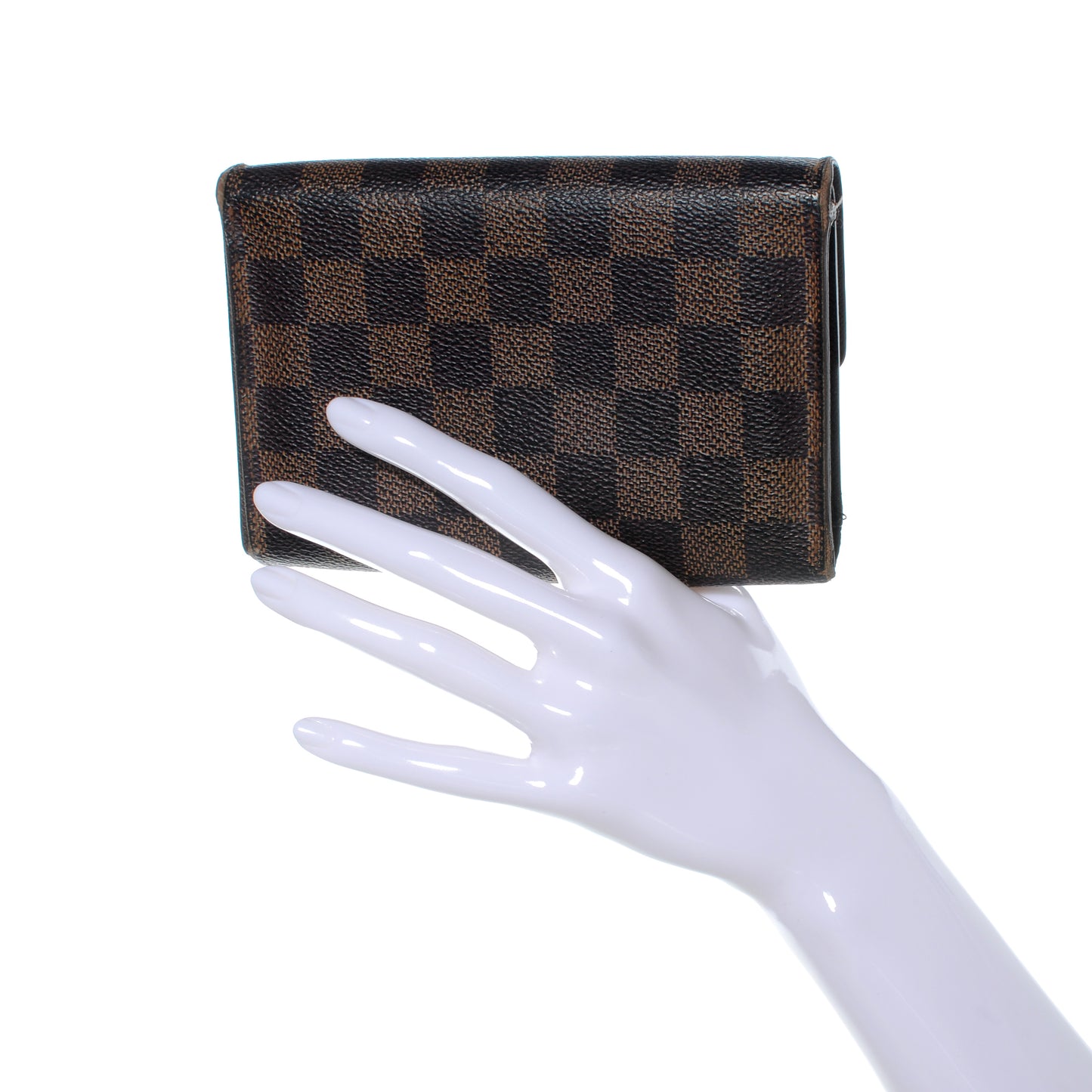 Damier Ebene Porte Tresor Etui Papier Wallet
