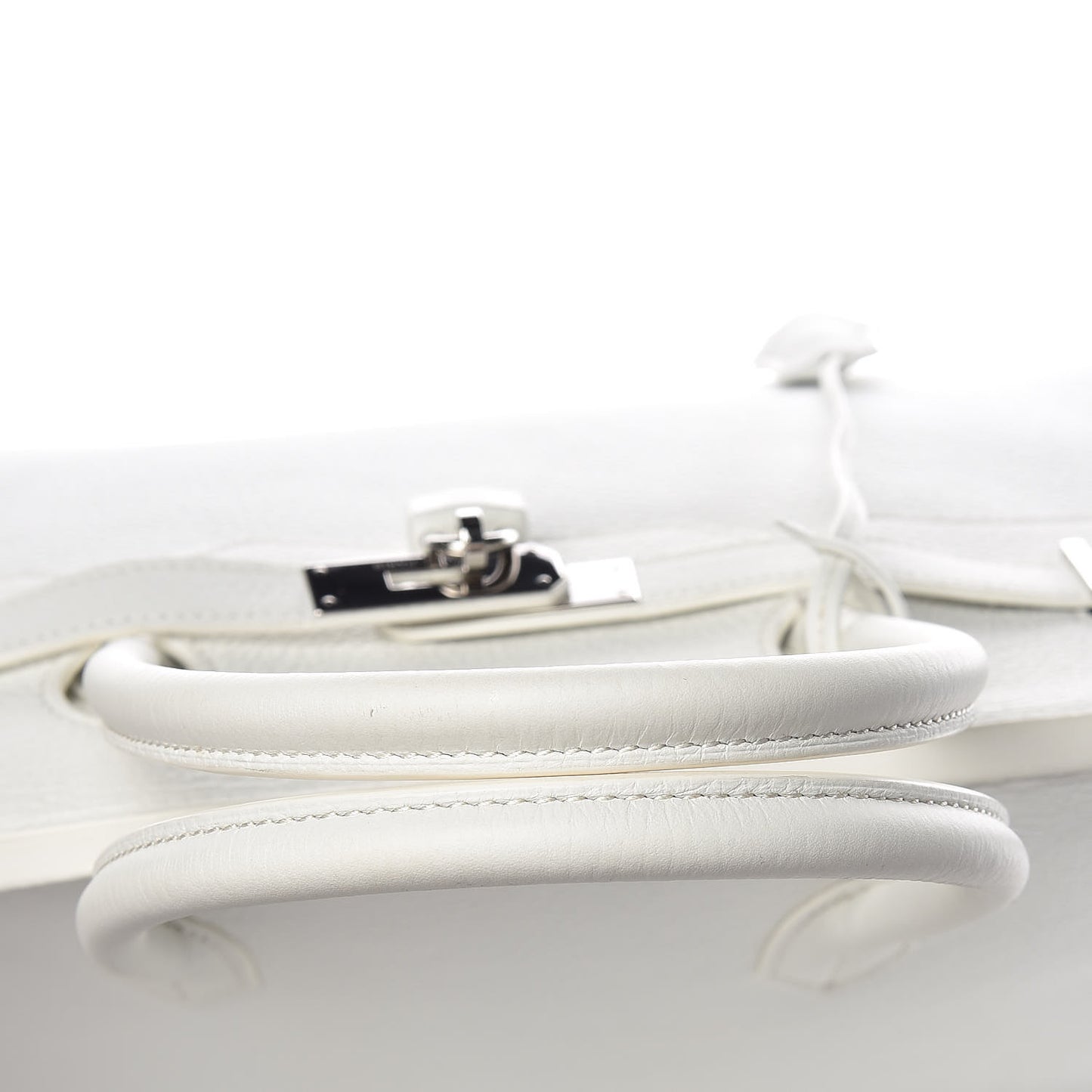 Taurillon Clemence Birkin 40 White