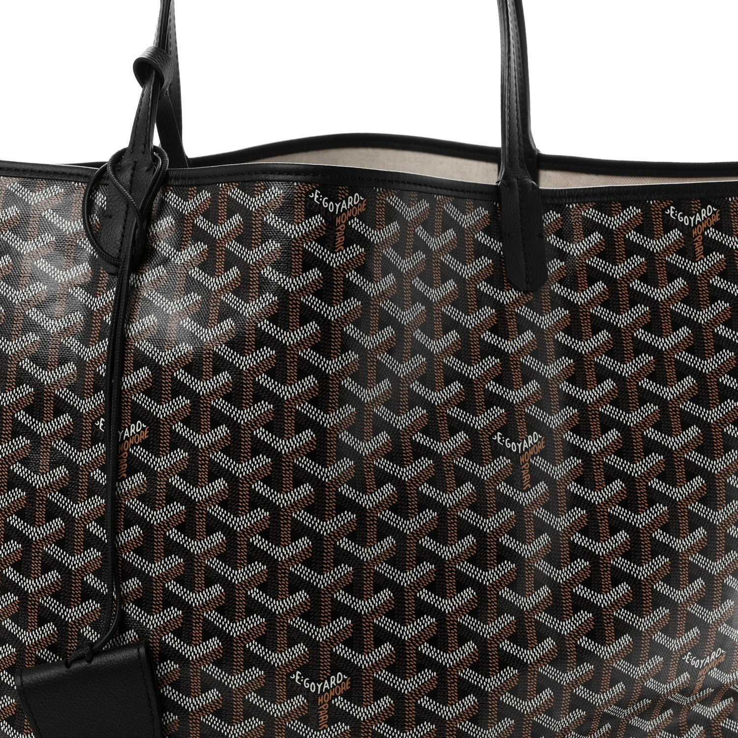 Goyard Goyardine Saint Louis GM Black 8 of 10