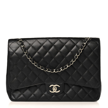 Chanel Caviar Quilted Maxi Double Flap Black 1 of 9