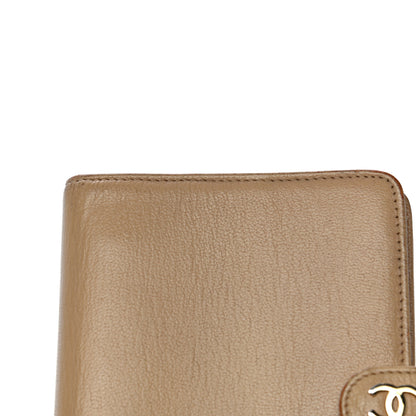Chanel Goatskin Small Ring Agenda Planner Beige 20 of 22