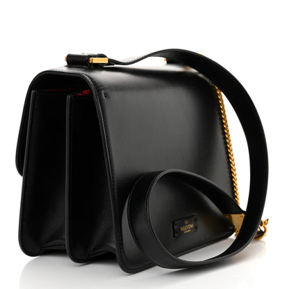 Valentino Garavani X UNDERCOVER Smooth Calfskin Lips Print Large VSling Shoulder Bag Black 3 of 9