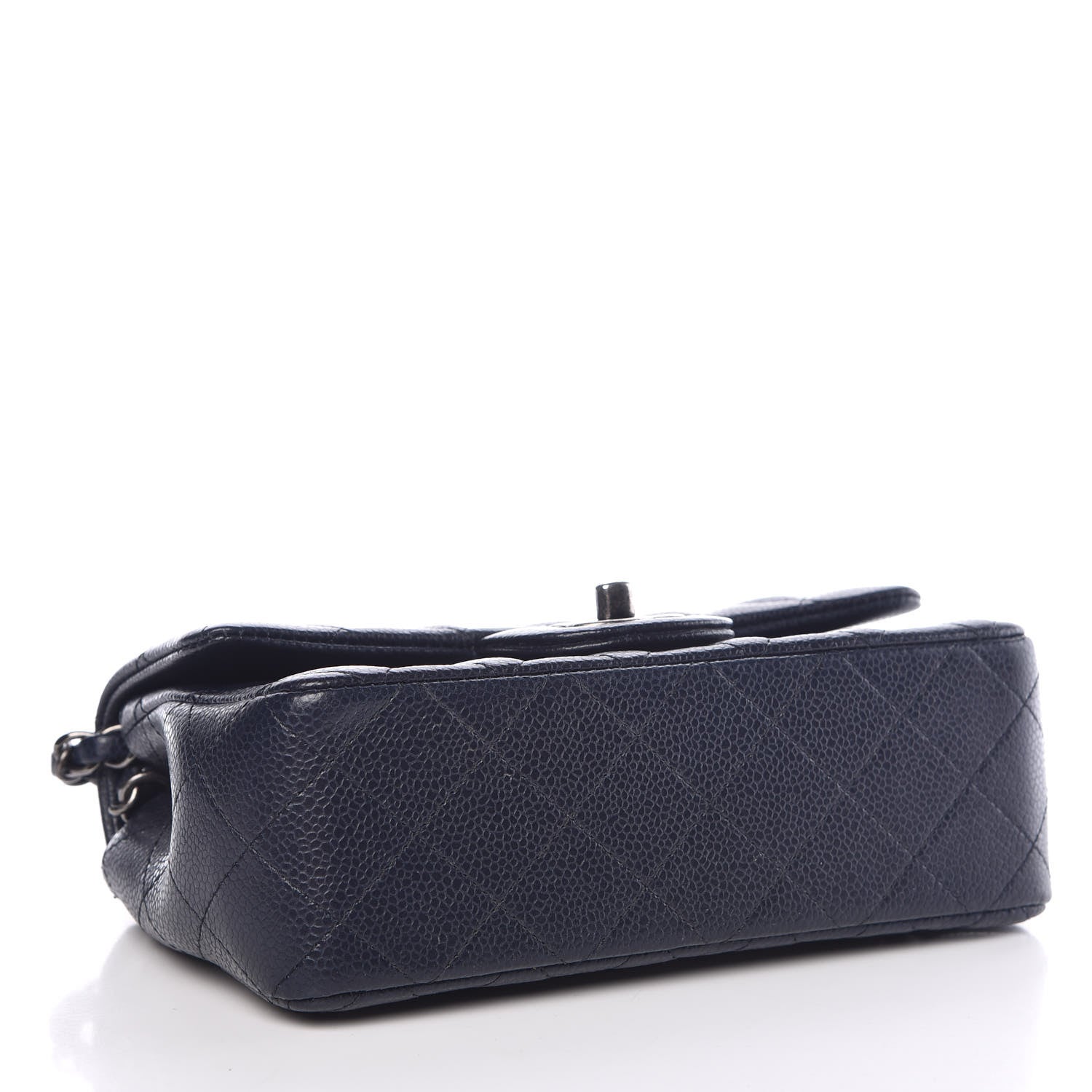 Chanel Caviar Quilted Mini Rectangular Flap Navy 4 of 7