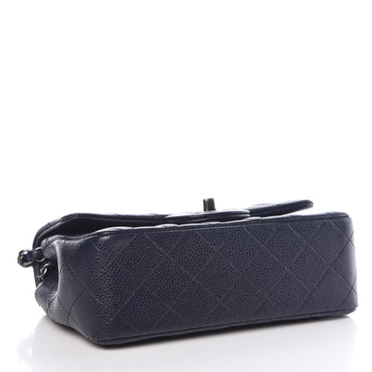 Chanel Caviar Quilted Mini Rectangular Flap Navy 4 of 7