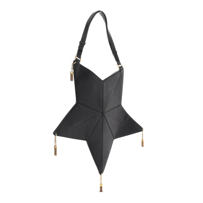 Saint Laurent Calfskin Astro Star Shoulder Bag Black 3 of 10