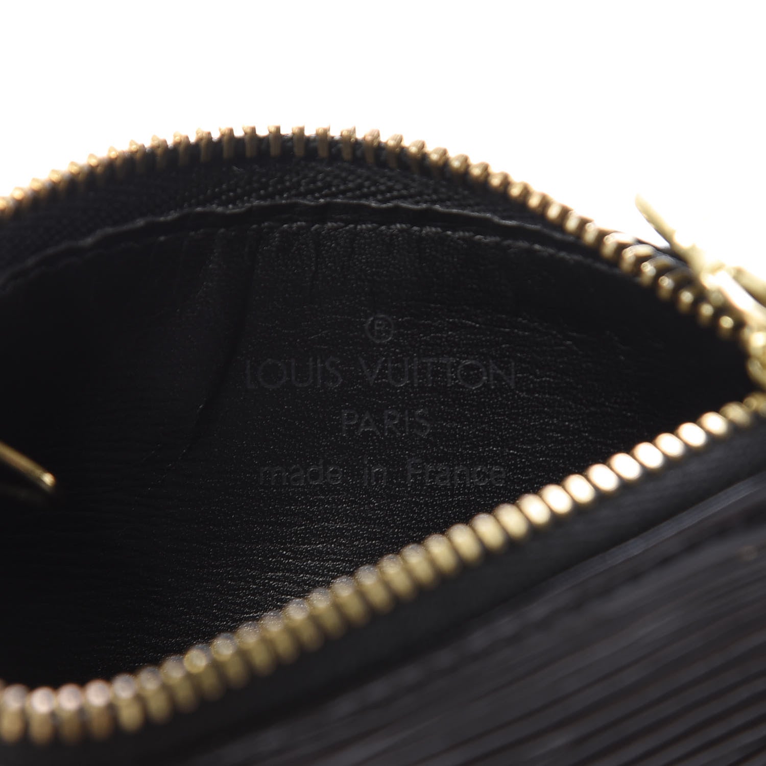 Louis Vuitton Epi Key Pouch Black 8 of 8