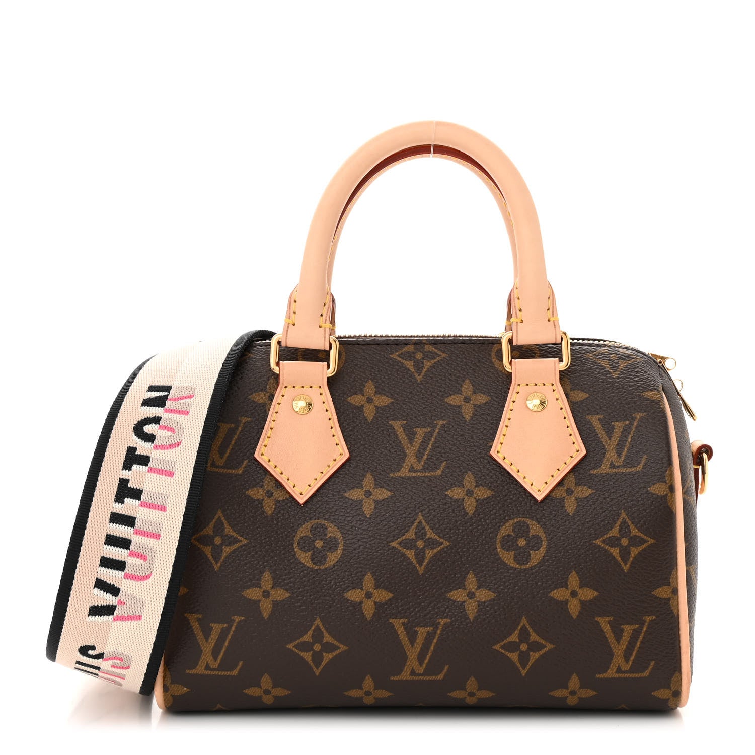 Louis Vuitton Monogram Speedy Bandouliere 20 Black 1 of 10