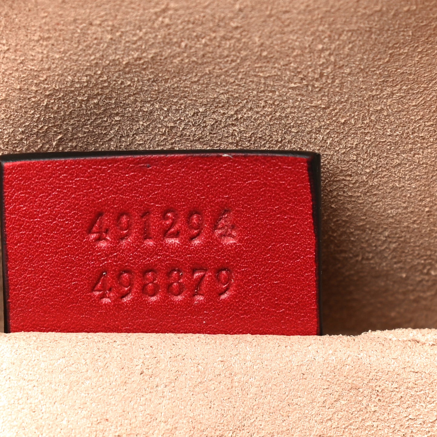 Calfskin Matelasse GG Marmont Belt Bag 85 34 Hibiscus Red