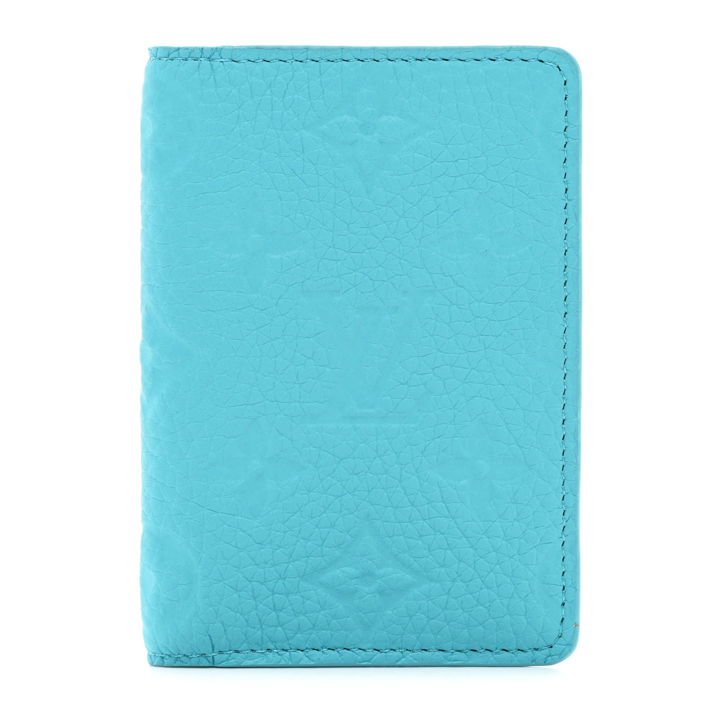 Taurillon Monogram Pocket Organizer Turquoise