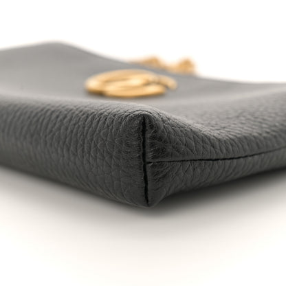 Gucci Pebbled Calfskin GG Marmont Zip Chain Bag Black 10 of 10
