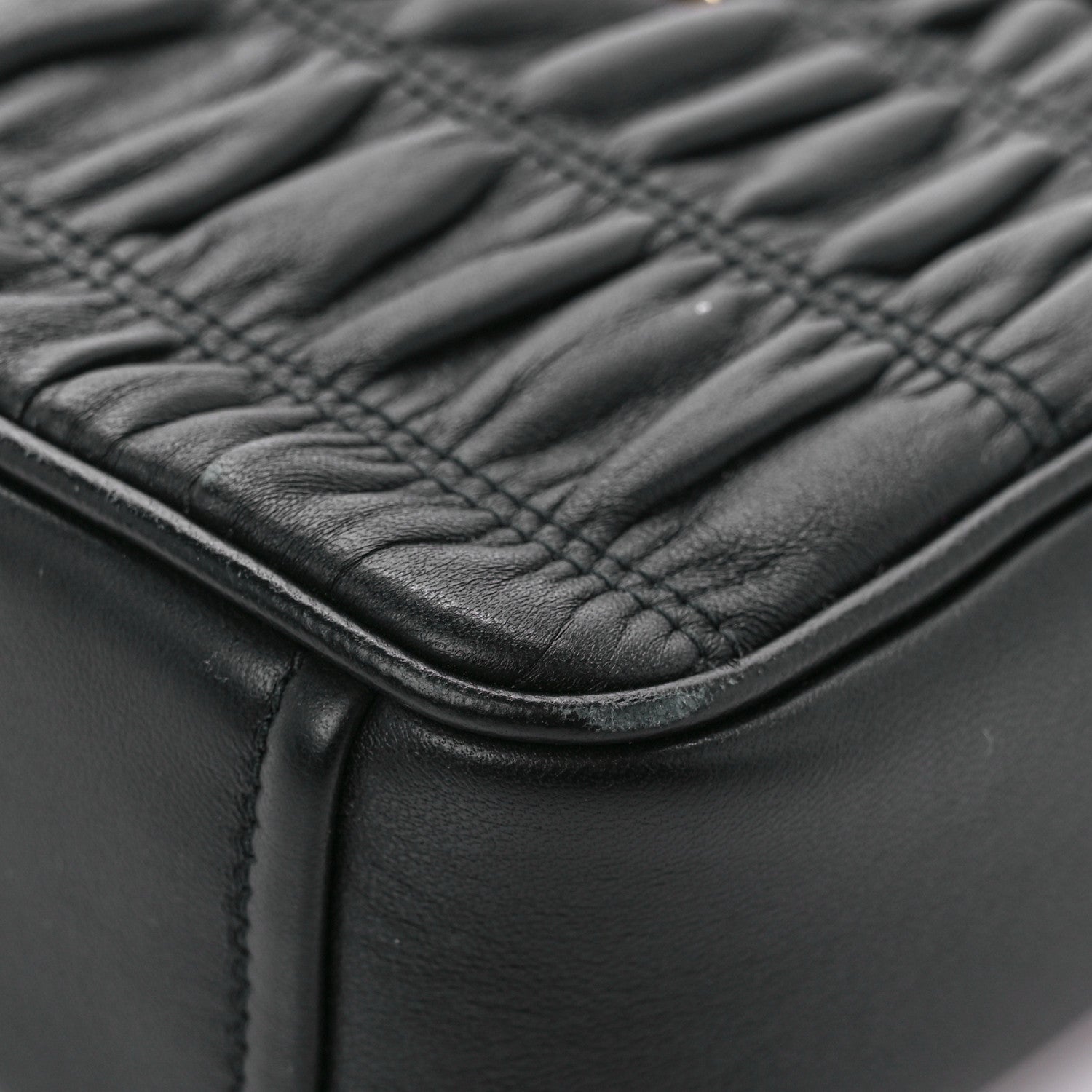Prada Nappa Gaufre Camera Bag Black 13 of 13