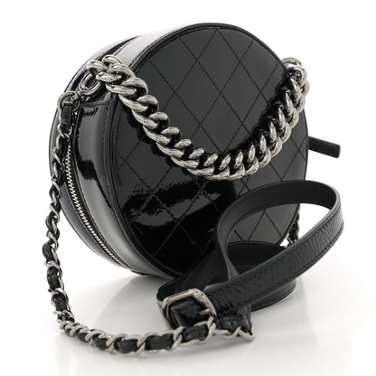 Chanel Patent Round As Earth Evening Bag Black 3 of 11