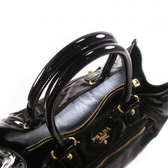Prada Patent Zip Pocket Large Tote 6 of 10