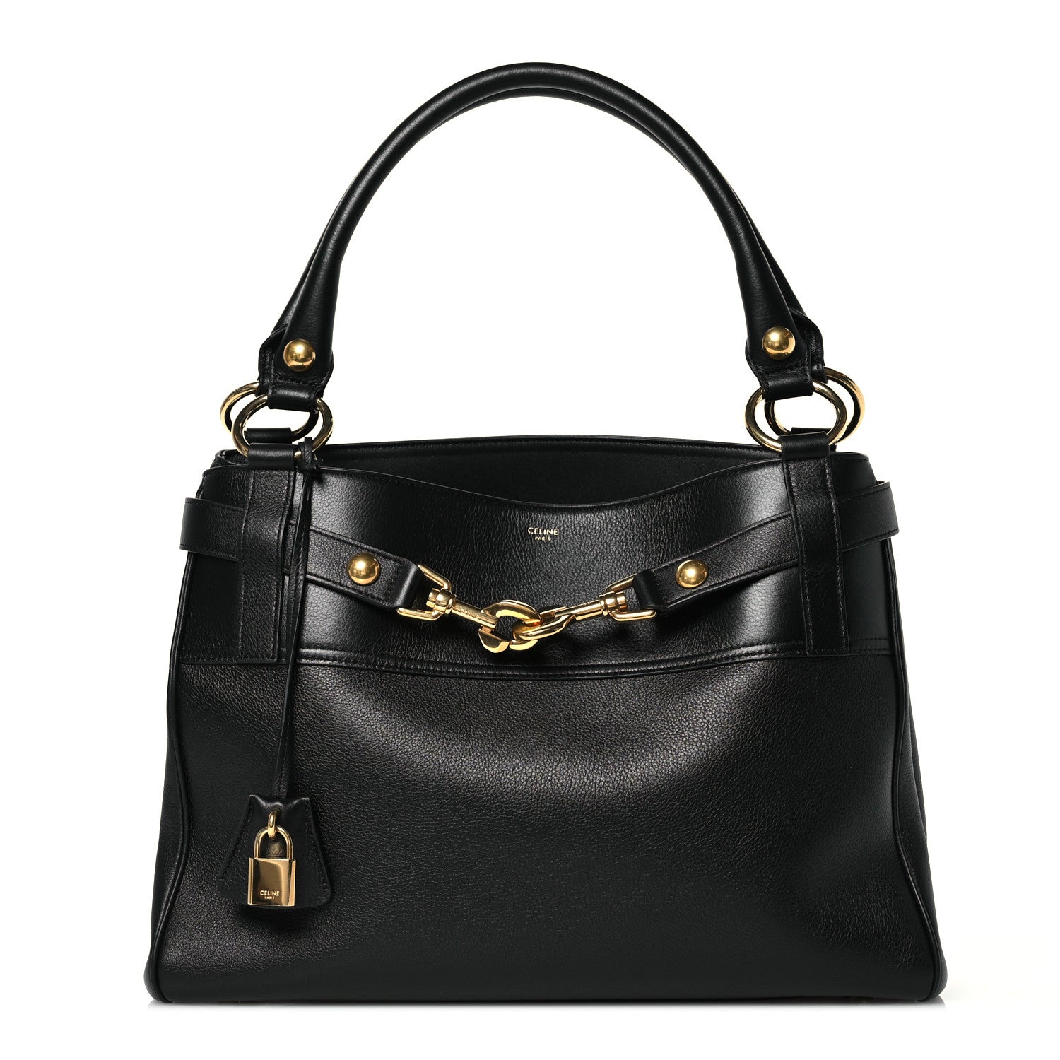 Celine Supple Calfskin Medium Annabel Black 1 of 13