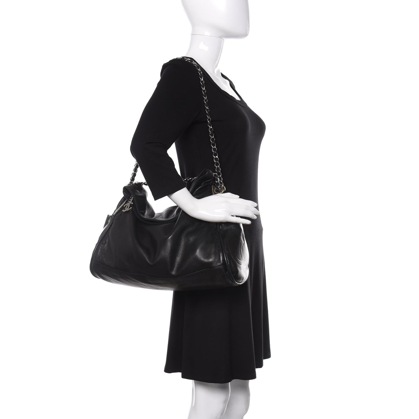 Lambskin Ultimate Soft Hobo Black