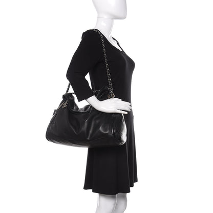 Chanel Lambskin Ultimate Soft Hobo Black 2 of 12