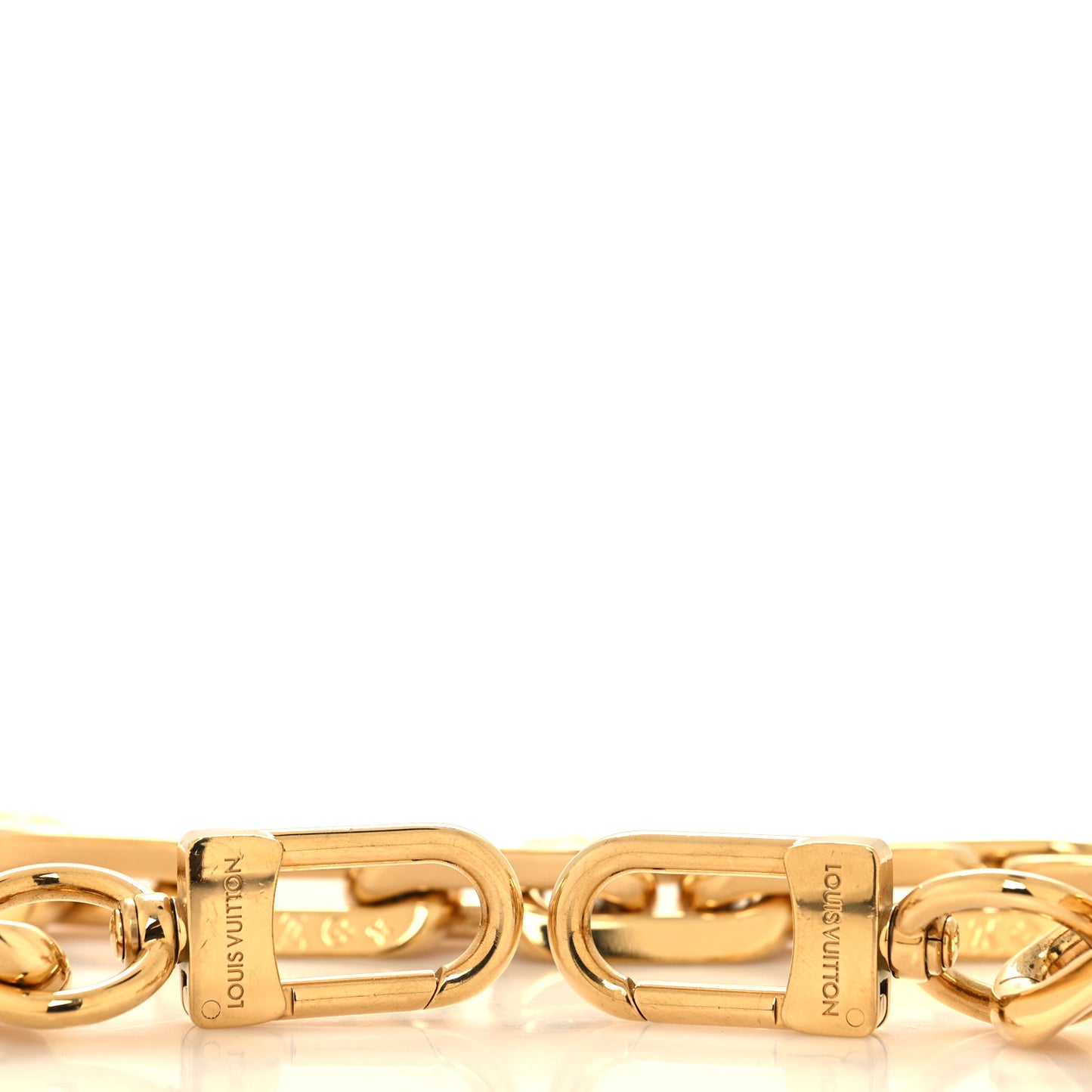 Metal Coussin Chain Strap Gold