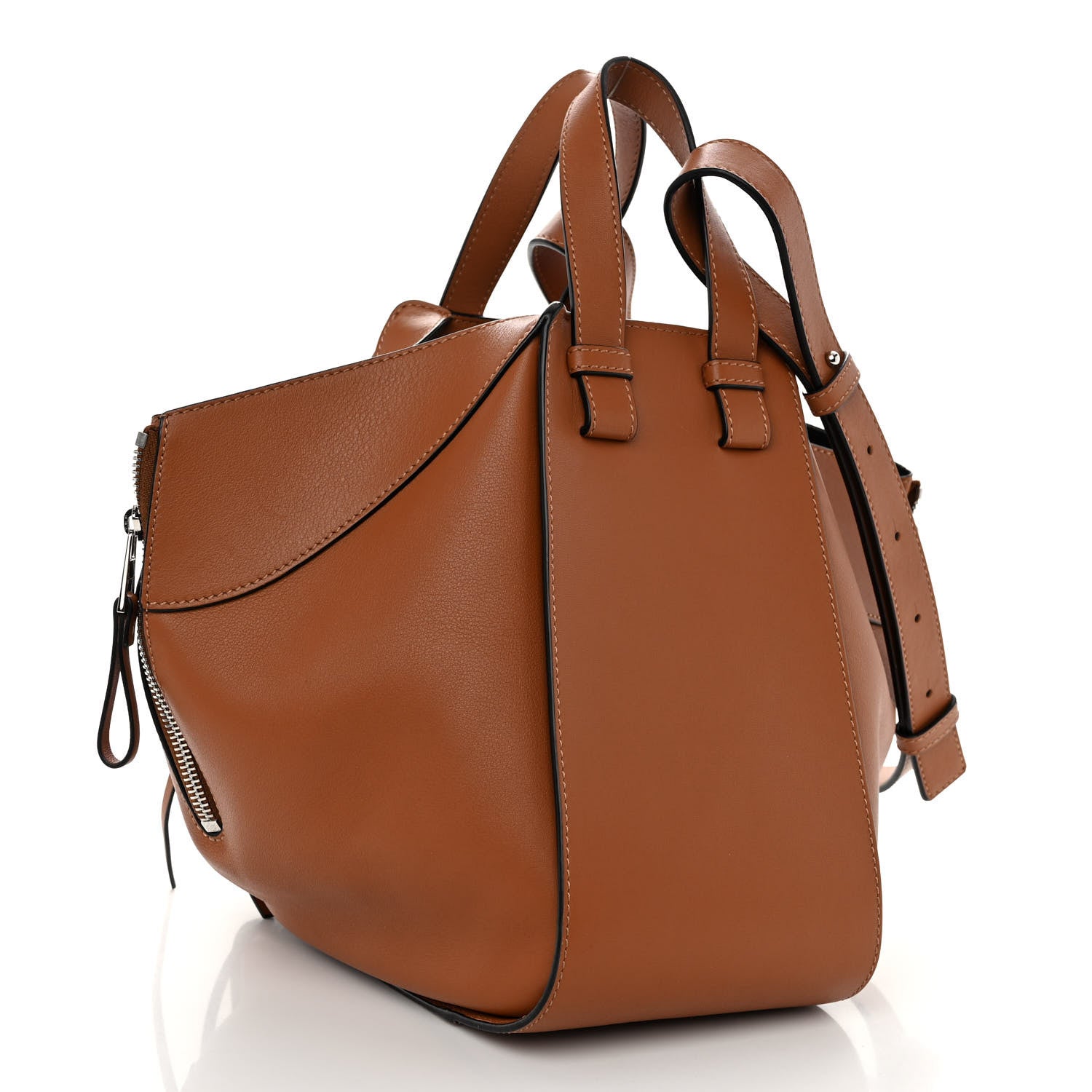 Loewe Calfskin Medium Hammock Shoulder Bag Tan 3 of 9