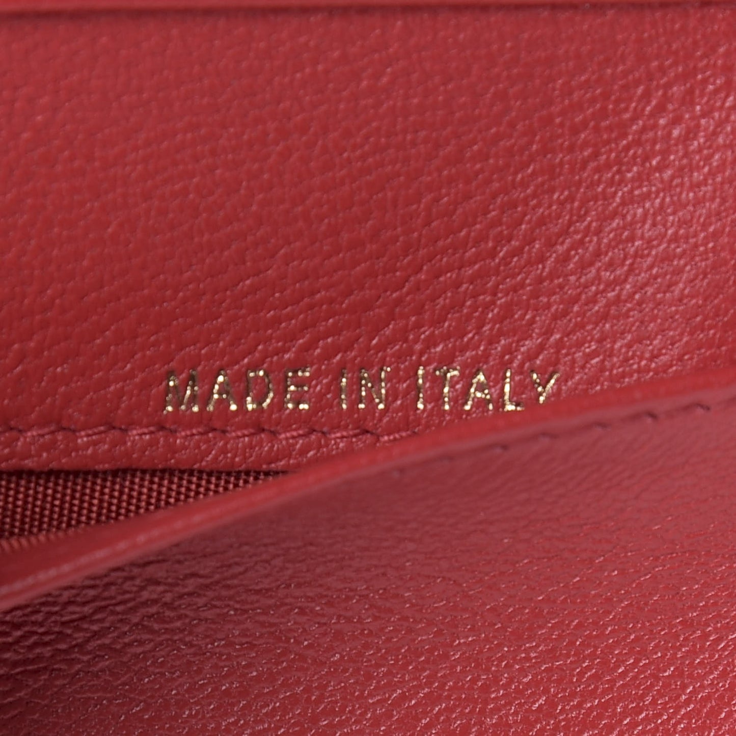 Lambskin Quilted Small 19 Flap Wallet Red