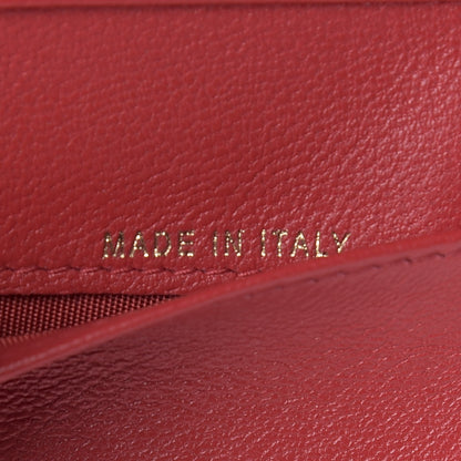 Chanel Lambskin Quilted Small 19 Flap Wallet Red 8 of 14
