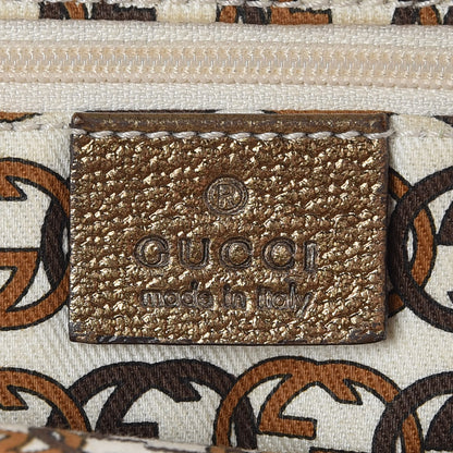 Gucci Monogram Small Princy Satchel Metallic 6 of 13