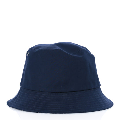 Christian Dior Oblique Reversible Teddy-D Brim Bucket Hat 59 Blue 4 of 14