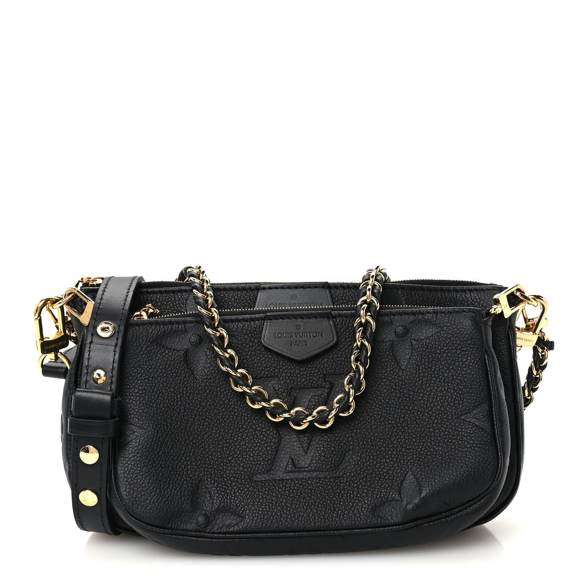 Louis Vuitton Empreinte Monogram Giant Multi Pochette Accessories Black 1 of 9