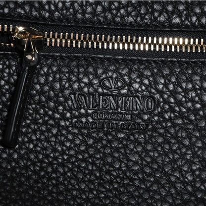 Valentino Garavani Pebbled Calfskin Medium Rockstud Tote Black 6 of 11